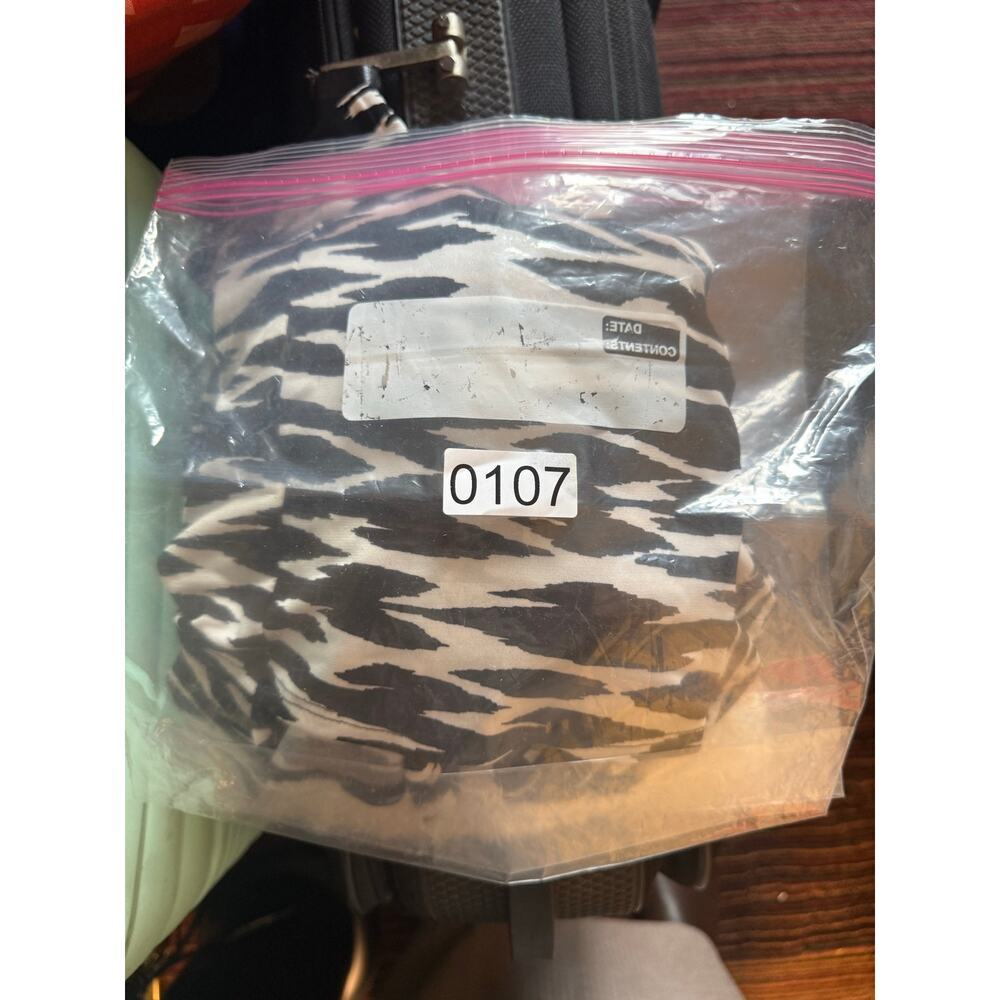 Laundry By Shelli Segal Long Sleeve Wrap Midi Dress Black White Zebra Print Sz S - Picture 5 of 8